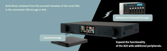 Hi-Fi Network Player cocktailAudio N25 Silver Hi-Fi Network Player - 4