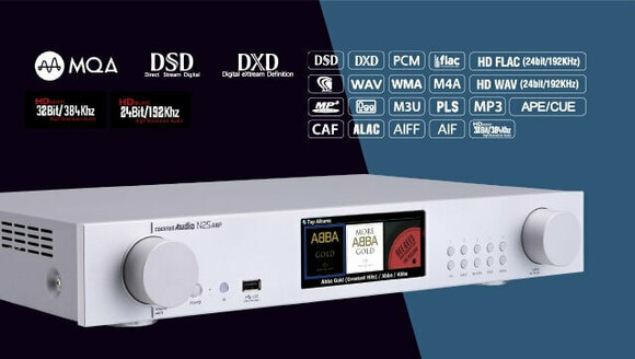 Hi-Fi Network Player cocktailAudio N25AMP Silver Hi-Fi Network Player - 5