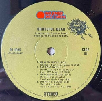 Vinyl Record Grateful Dead - Grateful Dead (Skull & Roses) (50Th Anniversary Edition 180g Vinyl) (LP) - 4