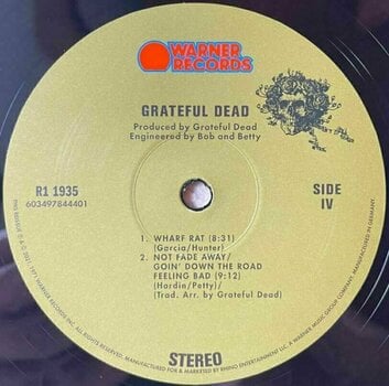 Грамофонна плоча Grateful Dead - Grateful Dead (Skull & Roses) (50Th Anniversary Edition 180g Vinyl) (LP) - 5