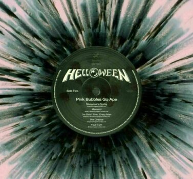LP Helloween - Pink Bubbles Go Ape (Pink/Black Vinyl) (LP) - 3