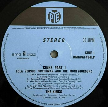 Vinyl Record The Kinks - Lola Versus Powerman And The Moneygoround, Pt. 1 (180g) (LP) - 2