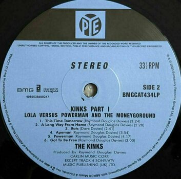 Vinyl Record The Kinks - Lola Versus Powerman And The Moneygoround, Pt. 1 (180g) (LP) - 3