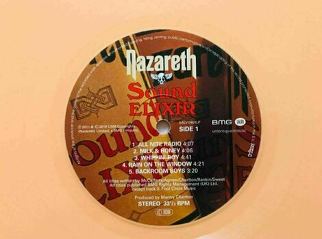 Vinyl Record Nazareth - Sound Elixir (Peach Vinyl) (LP) - 2