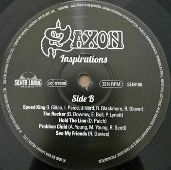 Vinyl Record Saxon - Inspirations (LP) - 3
