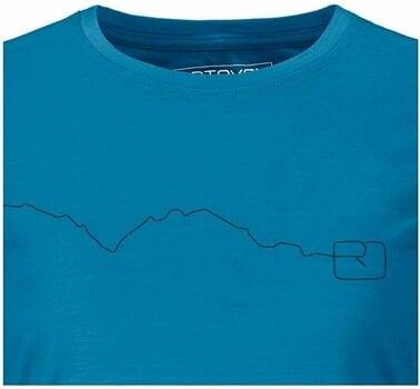 Ulkoilu t-paita Ortovox 120 Tec Mountain T-Shirt W Heritage Blue S Ulkoilu t-paita - 4