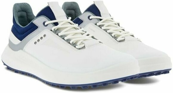 Golfsko til mænd Ecco Core White/Silver Mettalic/Blue Depths 40 Golfsko til mænd - 6