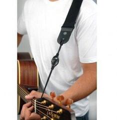 Textile guitar strap D'Addario Planet Waves DGS 15 Textile guitar strap Black - 1