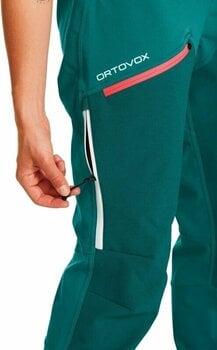 Outdoorové kalhoty Ortovox Westalpen Softshell Pants W Winetasting L Outdoorové kalhoty - 4