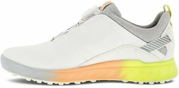 Chaussures de golf pour femmes Ecco S-Three BOA White/Sunny Lime 40 - 4