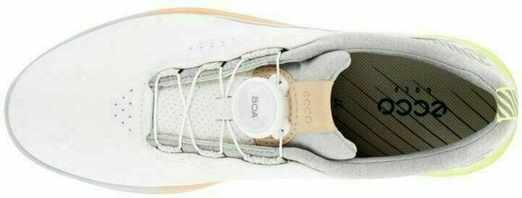 Ženski čevlji za golf Ecco S-Three BOA White/Sunny Lime 40 - 5