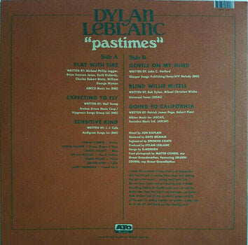 Hanglemez Dylan LeBlanc - Pastimes (12" Vinyl) - 4