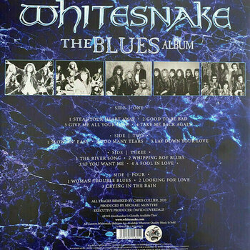 Disque vinyle Whitesnake - The Blues Album (Blue Coloured) (180g) (2 LP) - 6
