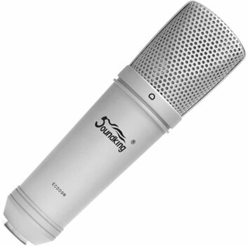 Microphone à condensateur pour studio Soundking EC-009 White - 3