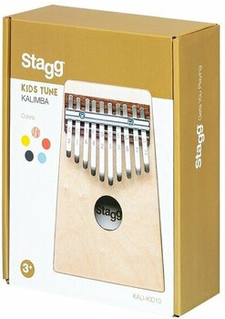 Kalimba Stagg KALI-KID10-RD Red Kalimba - 2