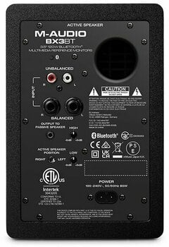 2-suuntainen aktiivinen studiomonitori M-Audio BX3 BT - 3