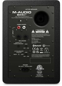 Moniteur de studio actif bidirectionnel M-Audio BX4 BT (Déjà utilisé) - 5