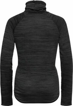 Sudadera para correr Odlo The Run Easy Warm Mid Layer Women's Black Melange Sudadera para correr - 2