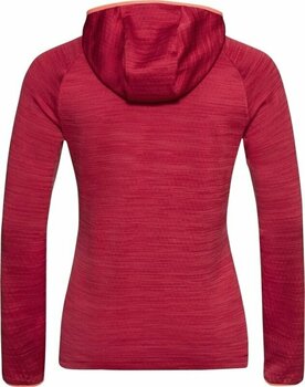 Løbe-sweatshirt Odlo Women's Run Easy Mid Layer Hoody Deep Claret Melange S Løbe-sweatshirt - 2