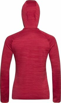 Løbe-sweatshirt Odlo Women's Run Easy Mid Layer Hoody Deep Claret Melange S Løbe-sweatshirt - 4