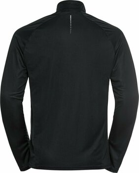 Laufsweatshirt Odlo The Essential Ceramiwarm Mid Layer Half Zip Black M Laufsweatshirt - 2