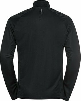 Running sweatshirt Odlo The Essential Ceramiwarm Mid Layer Half Zip Black S Running sweatshirt - 2