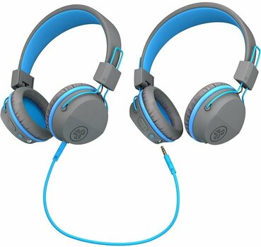 Vezeték nélküli fejhallgatók On-ear Jlab JBuddies Studio Kids Wireless Grey/Blue - 3