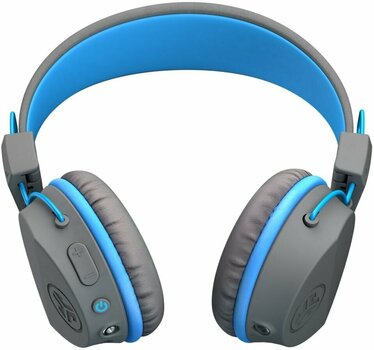 Bezdrátová sluchátka na uši Jlab JBuddies Studio Kids Wireless Grey/Blue - 5
