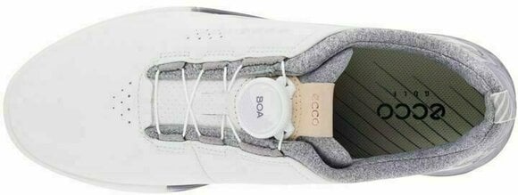Pantofi de golf pentru femei Ecco S-Three BOA White/Silver Grey 39 - 5