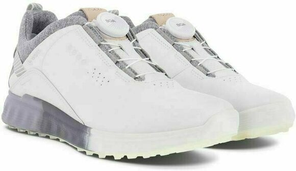 Damskie buty golfowe Ecco S-Three BOA White/Silver Grey 39 - 6