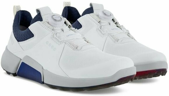 Pantofi de golf pentru bărbați Ecco Biom H4 BOA White/Dark Blue 41 - 6