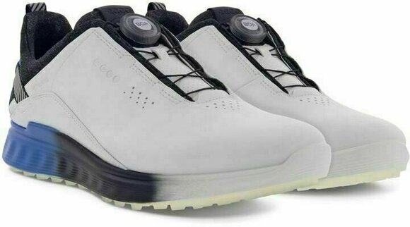 Férfi golfcipők Ecco S-Three BOA White/Regatta 45 - 6