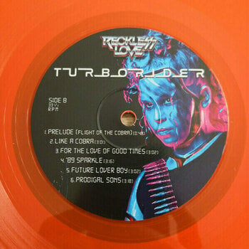 Vinyl Record Reckless Love - Turborider (Clear Orange Vinyl) (LP) - 2