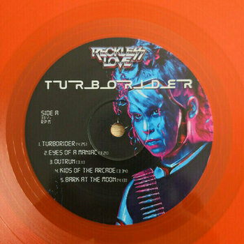 Vinyl Record Reckless Love - Turborider (Clear Orange Vinyl) (LP) - 3