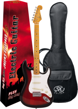 Elektrická gitara SX Vintage ST 57 2-Tone Sunburst - 4