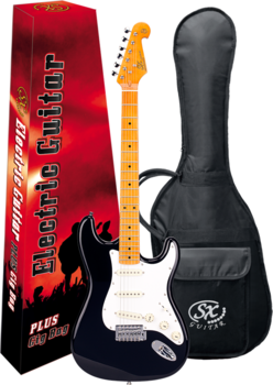Elektromos gitár SX Vintage ST 57 Fekete - 5