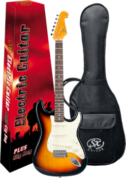 E-Gitarre SX Vintage ST 62 3-Tone Sunburst - 4