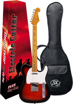 Elektrická gitara SX STL50 2-Tone Sunburst - 4