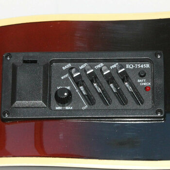 Guitare Dreadnought acoustique-électrique SX DG 25 CE VS - 2