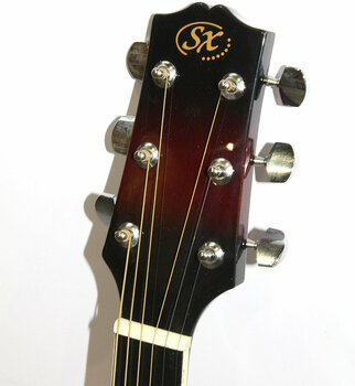 Guitare Dreadnought acoustique-électrique SX DG 25 CE VS - 3