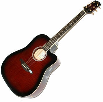 Elektroakustická gitara Dreadnought SX DG 28 CE VS - 2