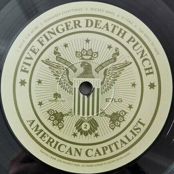 Vinyl Record Five Finger Death Punch - American Capitalist (LP) - 3