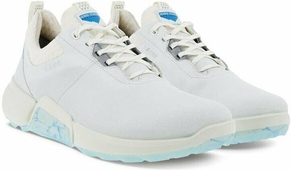 Chaussures de golf pour hommes Ecco Biom H4 White/Light Blue 42 - 6