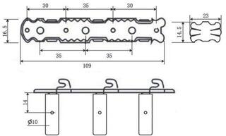 Mechanik für Gitarre Dr.Parts CMH 0151 CR Chrome Mechanik für Gitarre - 1