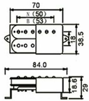 Адаптер за китара Dr.Parts HPUN CR CR - 2