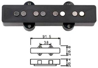 Pick up za bas gitare Dr.Parts JPUN Black Pick up za bas gitare - 1
