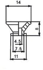 Strap Lock Dr.Parts SP 1 Strap Lock Gold - 1