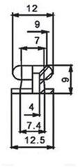 Strap Lock Dr.Parts SP 5 Strap Lock Chróm - 1