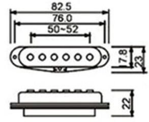 Pickup voor gitaar Dr.Parts SPU/T/WT Pickup voor gitaar - 1