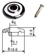 Bass spare part Dr.Parts SR2 Chrome Bass spare part - 1